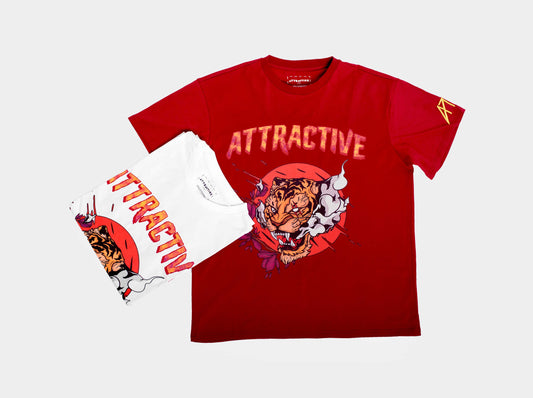 Tiger Tee Cherry Red